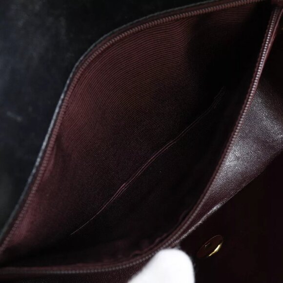 CHANEL ChainShoulder Shoulder Bag COCO Mark Diana Matelasse black/Gold Har... - Picture 5 of 10